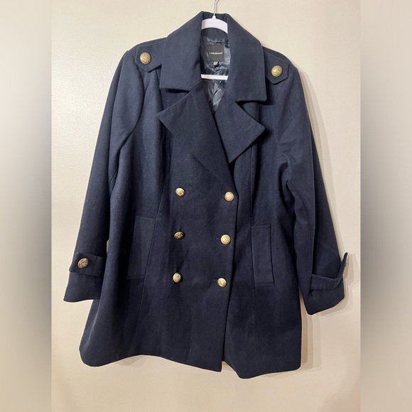 Lane Bryant 
Navy Double-Breasted Coat
Size 22/24 - Picture 1 of 5